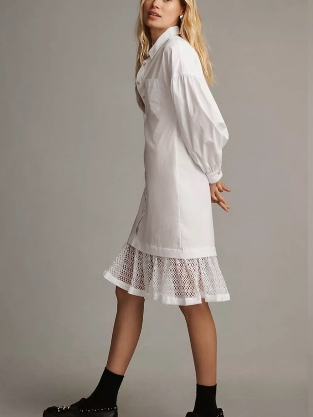Anthropologie White Dress - Picture 2 of 8